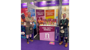 Nairn's booth at WTCE