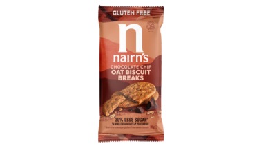 Nairn's chocolate chip oat biscuit breaks