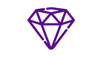 diamond icon purple