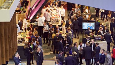 a group of people at the WTCE event
